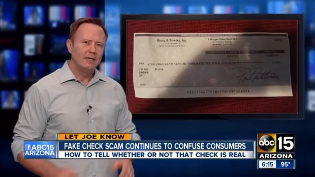 Fake check scam continues to confuse consumers смотреть онлайн