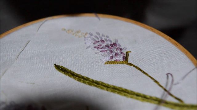 PINTANDO CON FIOS N° I: Glicínias Parte 3 De 3/Glicine/ Wisteria Embroidery