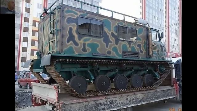 ГАЗ 66 приварили к ГУСЕНИЦАМ. Самодельный гусеничный вездеход из грузовика смотреть онлайн