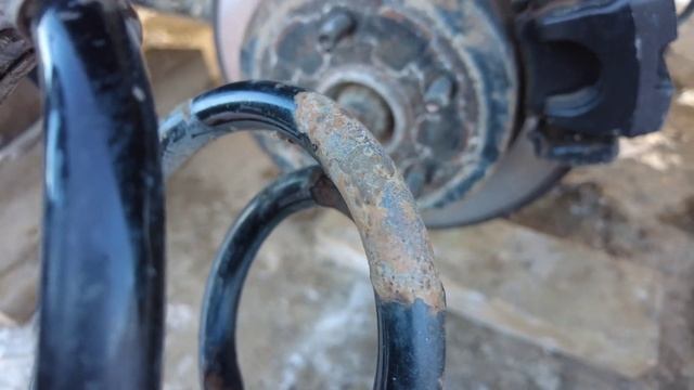 Установка ПРОСТАВОК на ПРУЖИНЫ Тойота РАВ 4 (III).