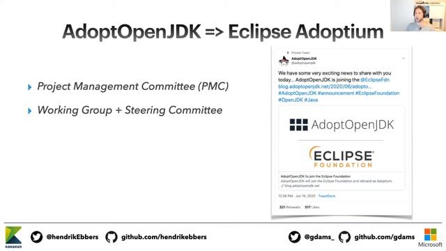 AdoptOpenJDK - What is that actually? - Hendrik Ebbers & George Adams (EN) | JCON 2020 смотреть онлайн