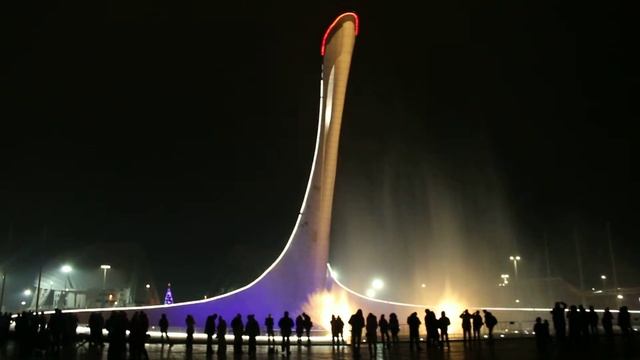 Новый год 2016 Поющие Фонтаны в Олимпийском парке Сочи Адлер смотреть онлайн
