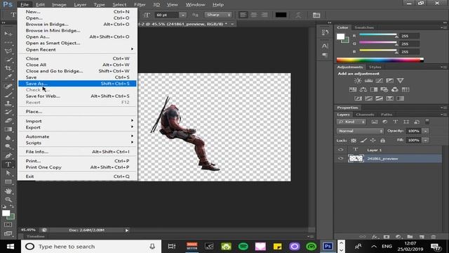 How To Make a Decent Thumbnail For YouTube In Photoshop CS6/CC In 2019! смотреть онлайн