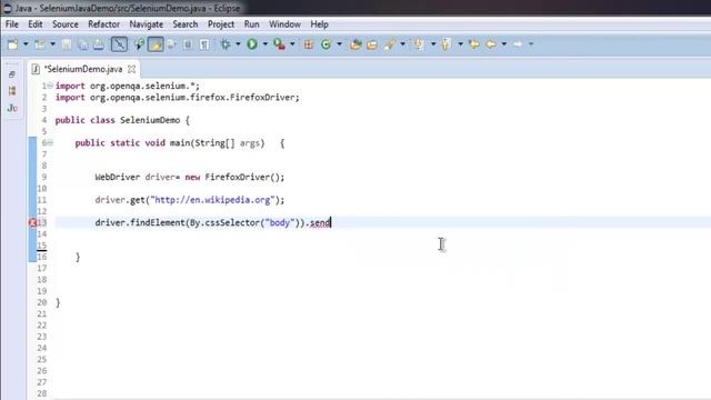 Select Text in webpage Using Selenium Java смотреть онлайн