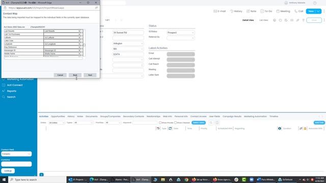 Importing Excel CSV Data Into Act Premium Cloud смотреть онлайн