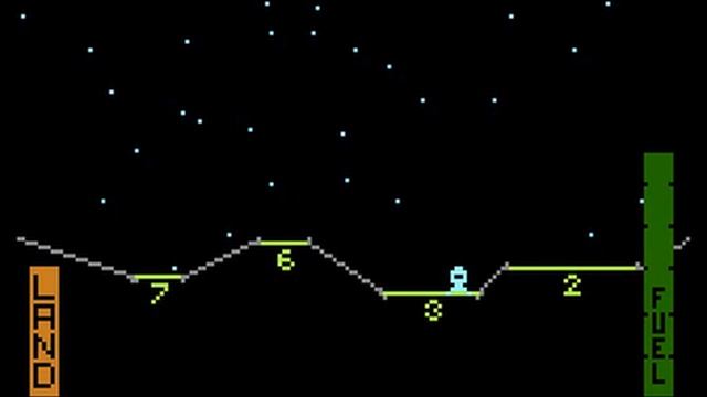 lunar lander for Atari 8-bit смотреть онлайн