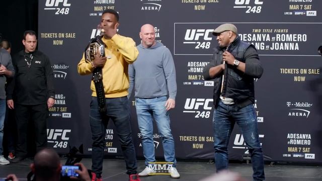 UFC 248: Israel Adesanya, Yoel Romero Have Dance Off After Staredown - MMA Fighting смотреть онлайн