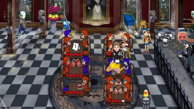 Diner Dash Hometown Hero Gourment Multiplayer - Crypt Cafe смотреть онлайн