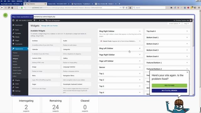 How to Troubleshoot Your WordPress site with the "Plugin Detective" смотреть онлайн