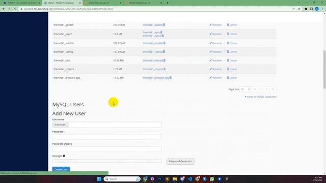 Create Database on cPanel смотреть онлайн