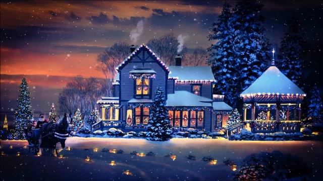 Красивая Новогодняя Музыка?Красивая инструментальная рождественская музыка?Фон для Рождества смотреть онлайн