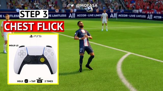 FIFA23 CHEST FLICK TUTORIAL : How to do it Easily & Effectively. смотреть онлайн
