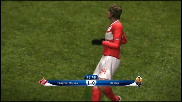 СПАРТАК в ЛИГЕ ЧЕМПИОНОВ Хронология событий! (PES 2011) смотреть онлайн