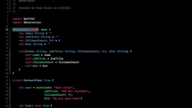 SwiftUI Data Flow in iOS 17 - Observation & @Observable смотреть онлайн