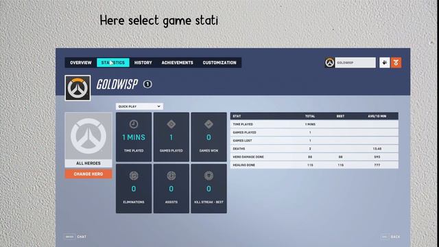 How To Check Profile And Game Statistics In Overwatch 2