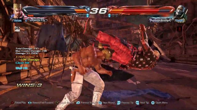 A Tale of iconic Paul Death Combo | tekken 7 | Paul Death Combo 145+ in Game | iconic dada Paul смотреть онлайн