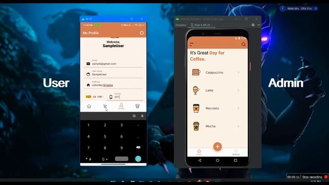 Coffee Order App - Android || University Project || Firebase || Full Project смотреть онлайн
