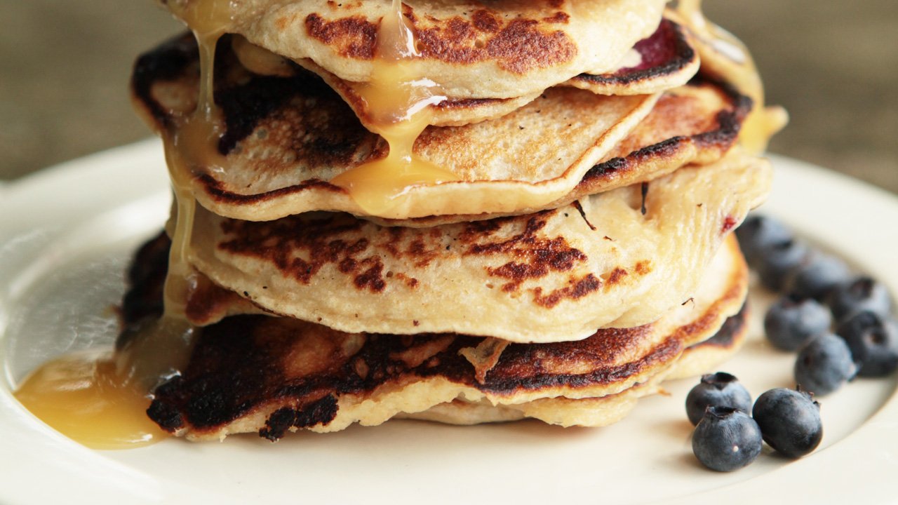 Воздушные оладьи с творогом