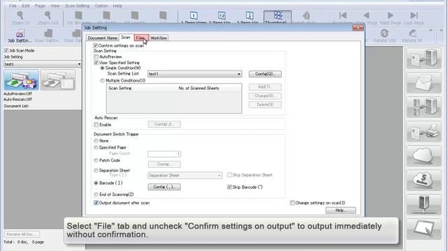 Panasonic "Image Capture Plus" Demo - Barcode (Job Scan 2) смотреть онлайн