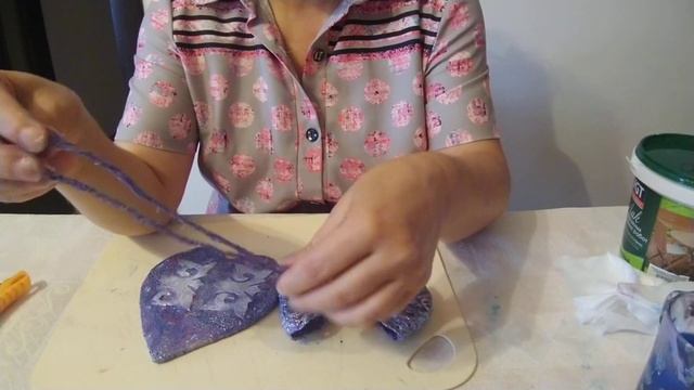 Декорируем наши заготовки из картона. Мастер класс. Часть 4. Завершение. смотреть онлайн