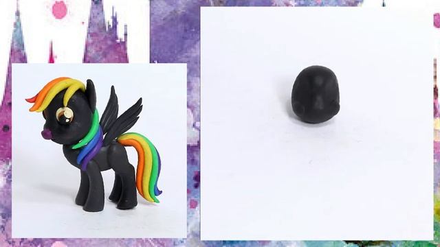 Урок 3: Лепим поняш из «Мой маленикий пони». Пошаговое руководство. Как слепить любого пони. смотреть онлайн