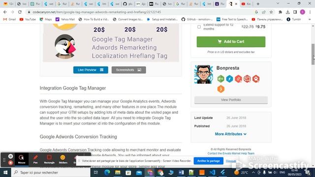 PrestaShop Google Tag Manager, Adwords Remarketing and Hreflang смотреть онлайн