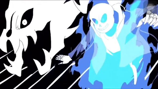 Chara Vs Sans(сильнее чем ты чара)