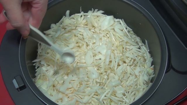 Индукционная мультиварка. Свинина с капустой и рисом в REDMOND IH300 смотреть онлайн