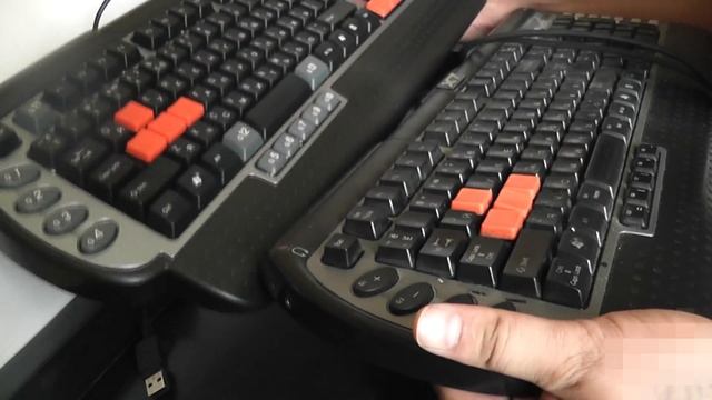 Клавиатура у дяди Олмана A4Tech X7 G800V смотреть онлайн