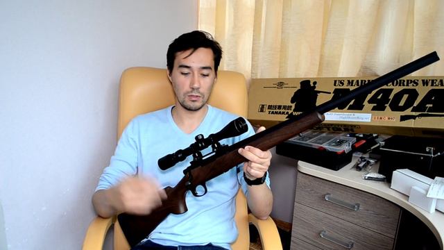 Обзор страйкбольной снайперской винтовки Tanaka M40A1 смотреть онлайн