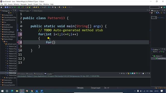 Star Pattern 7 - Program with best Logic explanation in Java by Code Spark смотреть онлайн