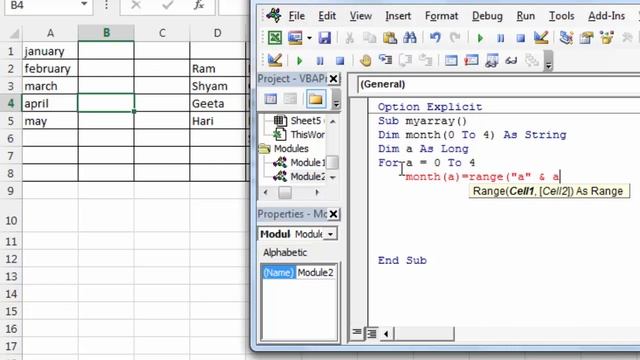 How to use VBA ARRAYS part - 1 | Excel VBA lesson - 24 | Introduction to VBA Array | Static array смотреть онлайн