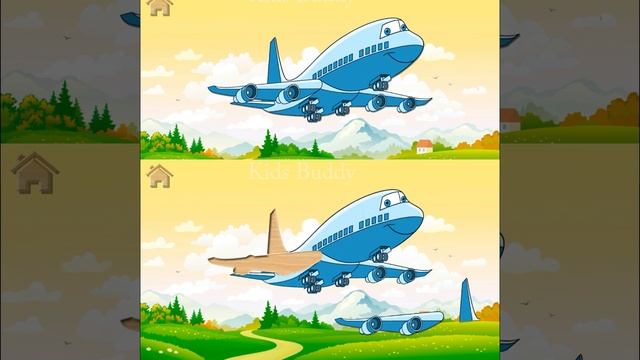 Kids Airplane Funny Puzzles for Car Puzzles Game shorts смотреть онлайн