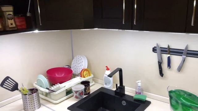 Подсветка кухонной зоны светодиодной лентой смотреть онлайн