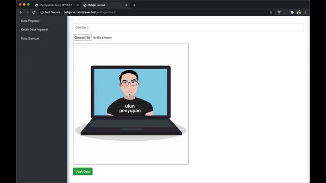 CRUD | UPDATE/EDIT | Membuat Edit File Gambar di Laravel смотреть онлайн
