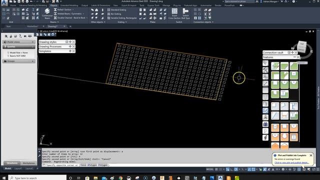 Advance Steel - Polygon Contour, UCS. смотреть онлайн