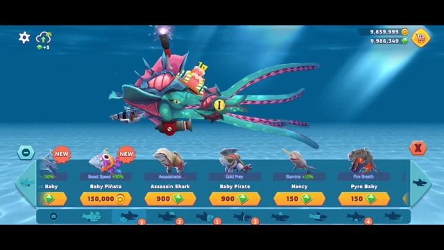 HUNGRY SHARK EVOTULION NEW KRAKEN SKIN COMING SOON BY FAN MADE - HUNGRY SHARK EVOLUTION GAMEPLAY смотреть онлайн