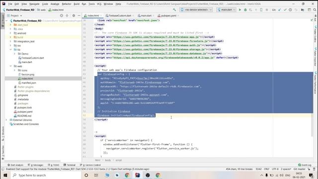 Flutter Web by Using Firebase Realtime Database in Easiest Way смотреть онлайн