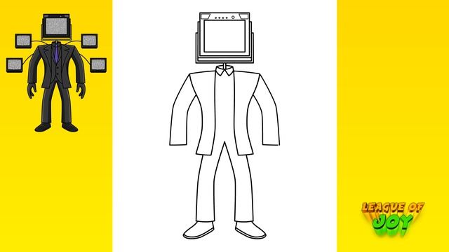 How to DRAW BIG TV MAN - Skibidi Toilet смотреть онлайн