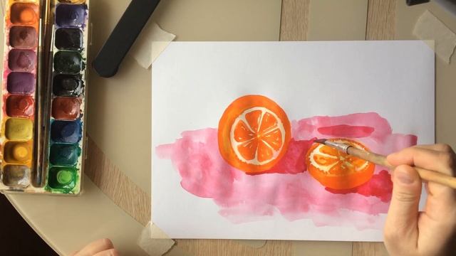 #52. Скетч. Сочный апельсин. Рисуем с детьми 6 - 8 лет смотреть онлайн