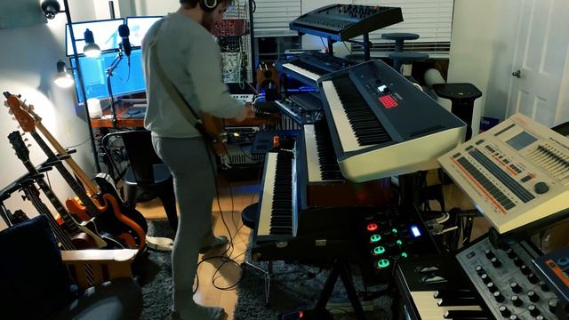 LOOPER JAM WITH BOSS RC-505 // KORG KROSS II 88 смотреть онлайн