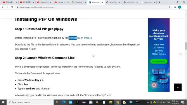Solved: 'pip' is not recognized as an internal or external command смотреть онлайн