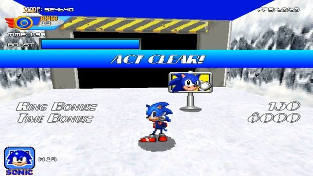 Sonic 3D Extreme (Sonic Fangame) смотреть онлайн