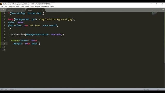 Tabs Effect Using Normalize CSS | HTML смотреть онлайн