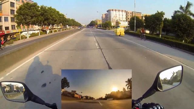 Motorcycle Ride: Afternoon Ride through Huadu Part 2 Suzuki Inazuma GW250 GSR250 смотреть онлайн