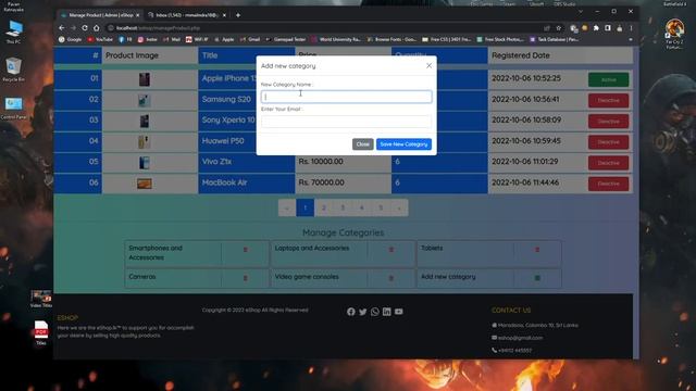 #46 | Design a Category Registration Modal in Manage Product Page and Category Registration Process смотреть онлайн
