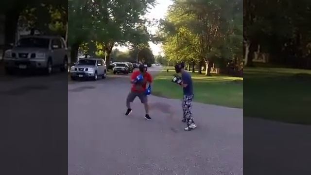 Hmong boxing light spar X vs NSJK round 1 MN July 2016 смотреть онлайн