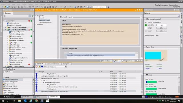 Troubleshooting Firmware Mismatches in TIA Portal | Authorized Siemens Support | AWC, Inc. смотреть онлайн