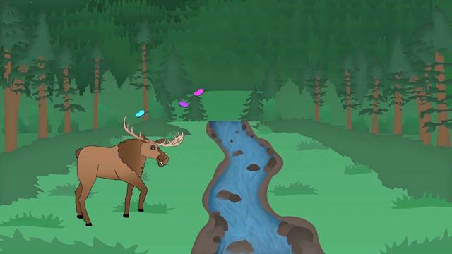 "I'm a Big Ol' Moose" - Moose Kids Song - Fun Moose Song for Children смотреть онлайн