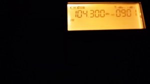 Новое радио Ровеньки 104.3 МГц (Местный рекламный блок) (27.11.2023)